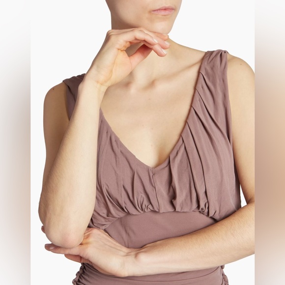 Saint laurent silk ruched dress size 40 EU brand new with tags - Picture 5 of 9